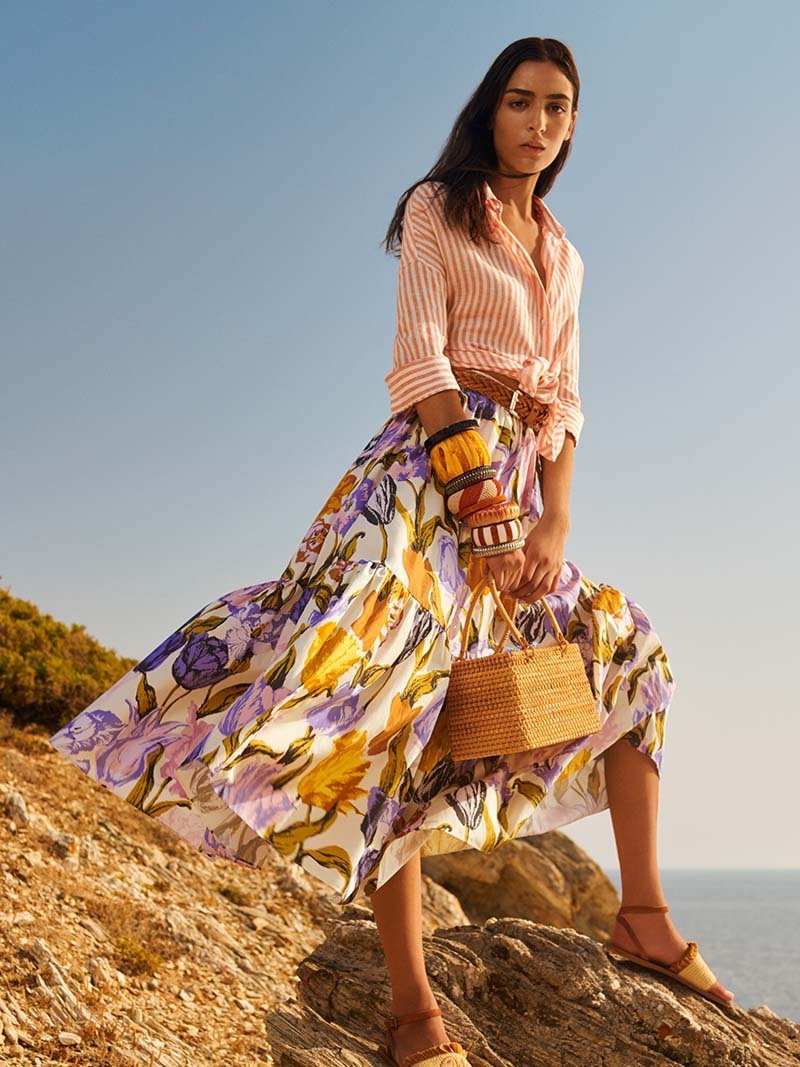 Nora Attal in Mediterranean for Weekend Max Mara SS 2022 Anne of